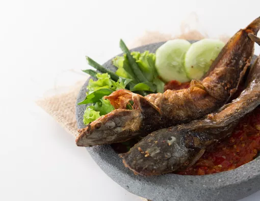 Fried Catfish with Sambal